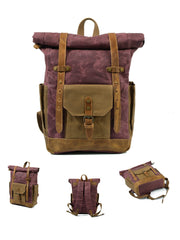 Waxed Canvas Travel Rucksack