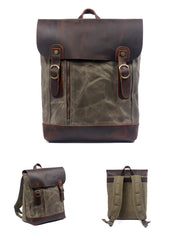 Hard-Waxed Canvas Travel Rucksack
