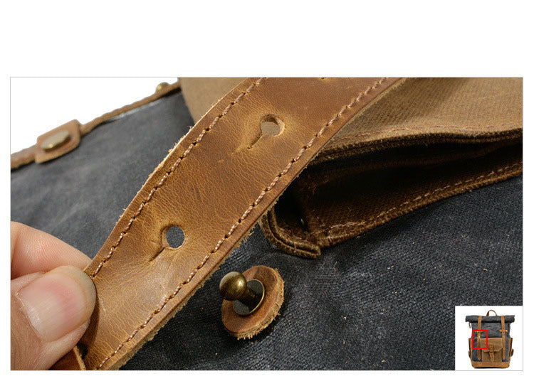 Waxed Canvas Travel Rucksack