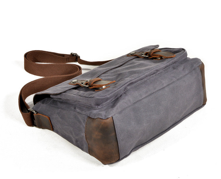 Oil-Waxed Canvas Sling Bag