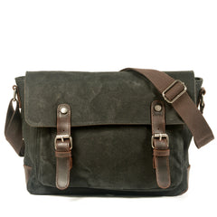 Oil-Waxed Canvas Sling Bag