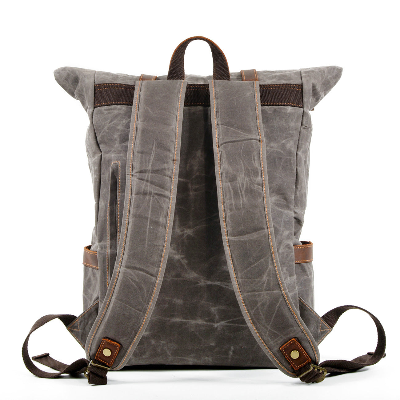 Waxed Canvas Contrast Rucksack