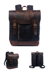 Hard-Waxed Canvas Travel Rucksack
