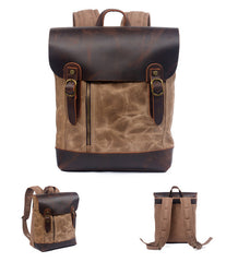 Hard-Waxed Canvas Travel Rucksack