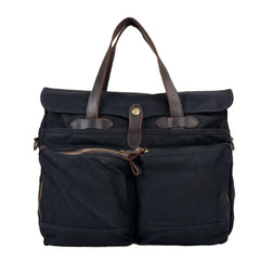 Soft Waxed Canvas Briefcase