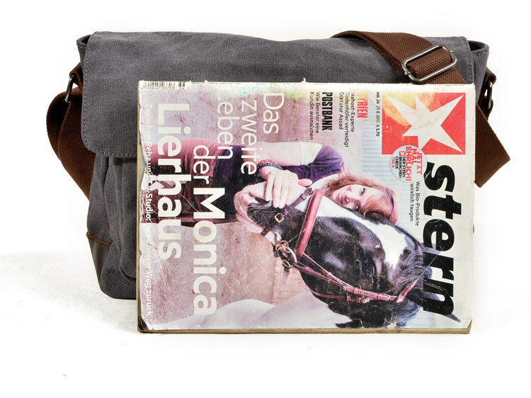 Oil-Waxed Canvas Sling Bag