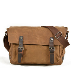 Oil-Waxed Canvas Sling Bag