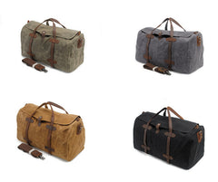 Waxed Canvas Travel Bag