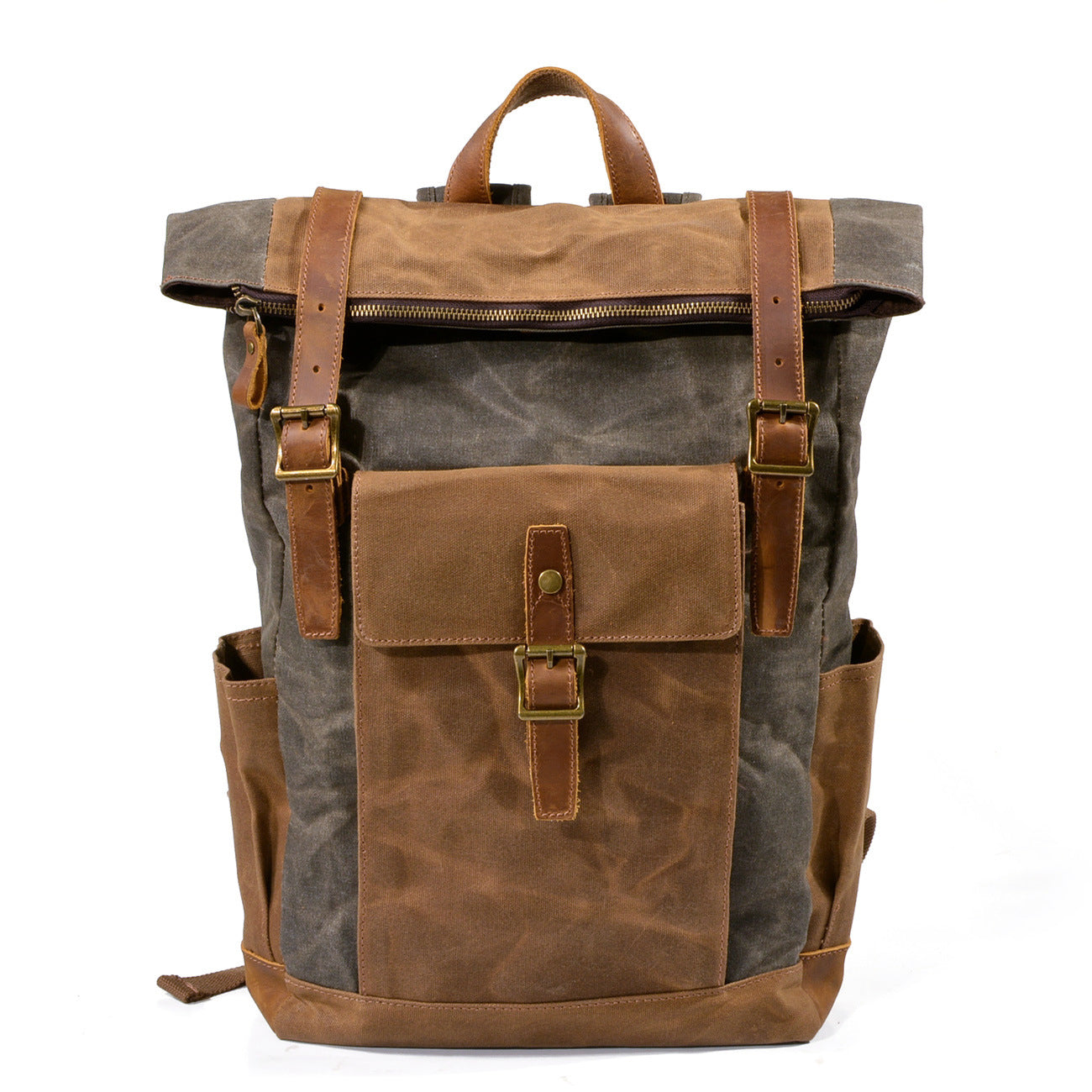 Oil-Waxed Canvas Weekend Rucksack
