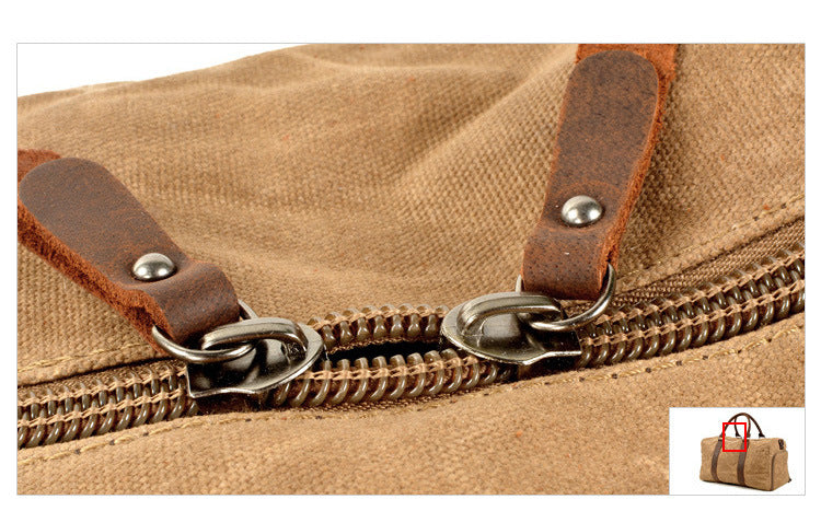 Canvas Gym Bag, Wet & Dry